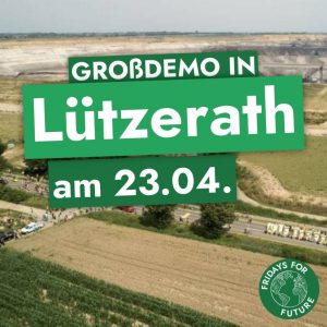 Großdemo Lützerath am 23.04