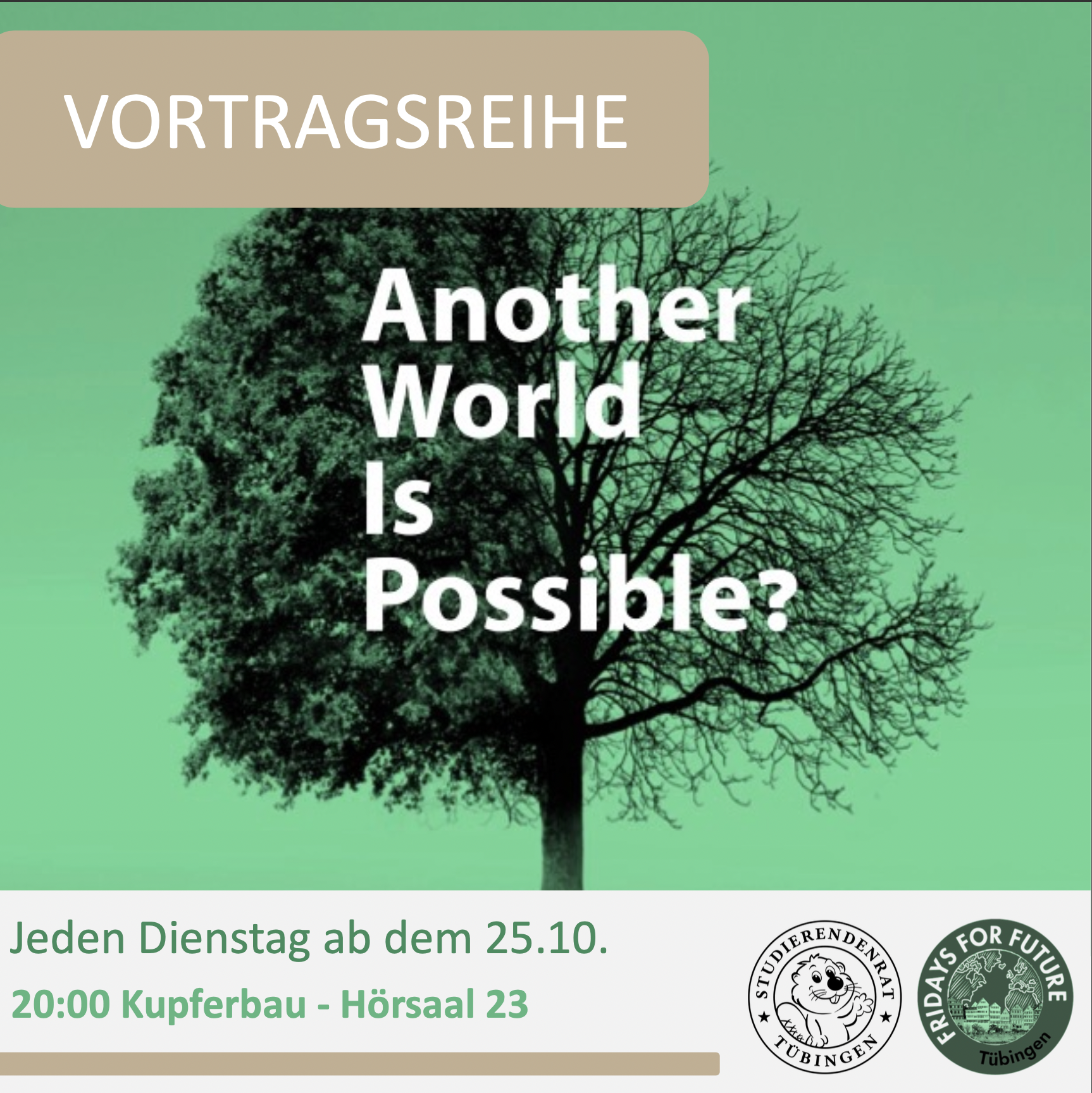 Vortragsreihe – Another world is possible?