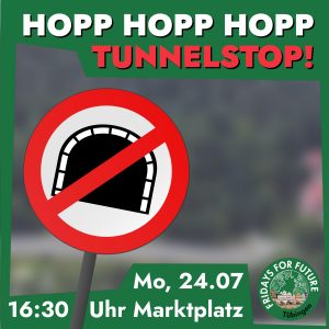 Stoppt den Schindhaubasistunnel! – Demo am 24. Juli, 16:30 Uhr