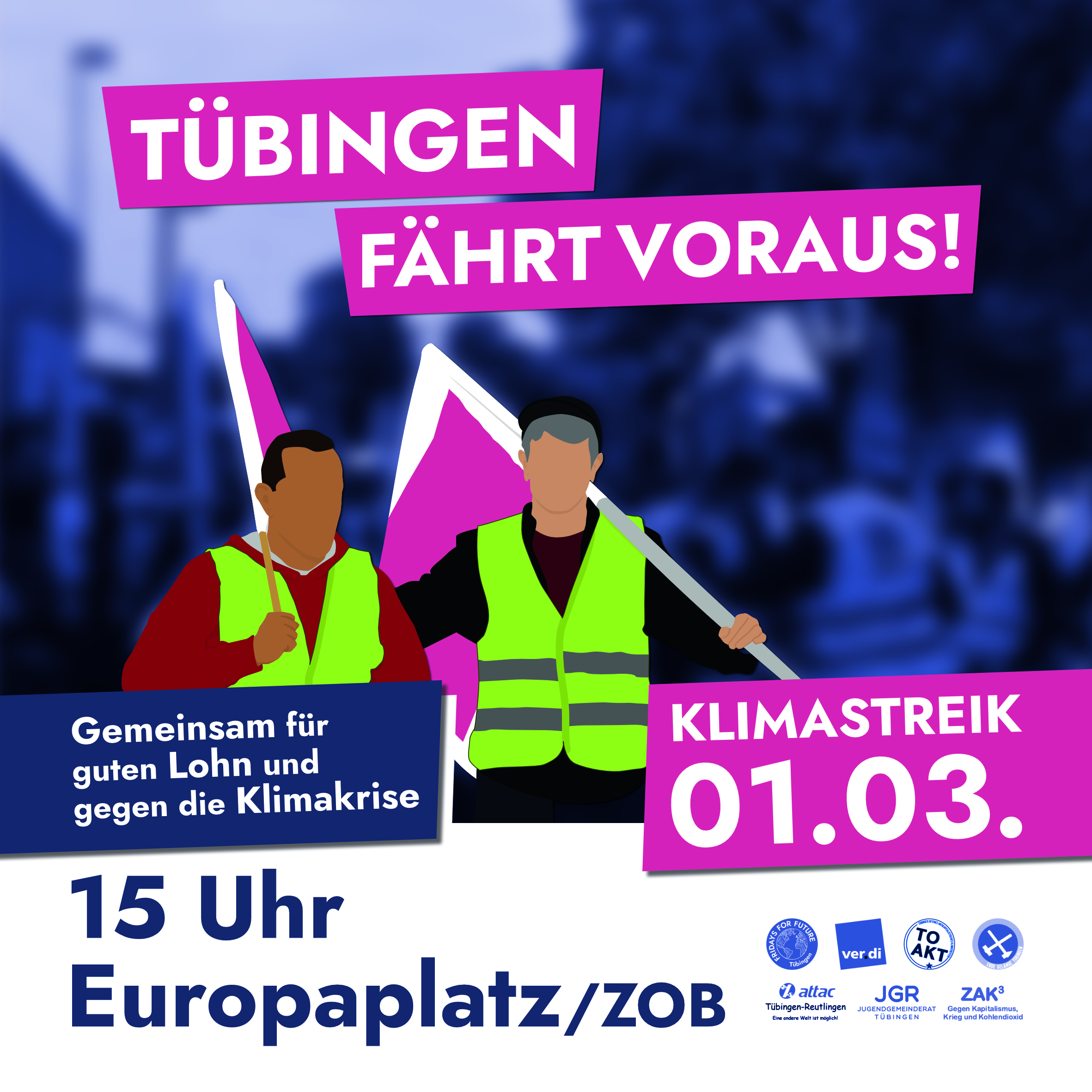 Fr 1.3. Klimastreik: Tübingen fährt voraus!